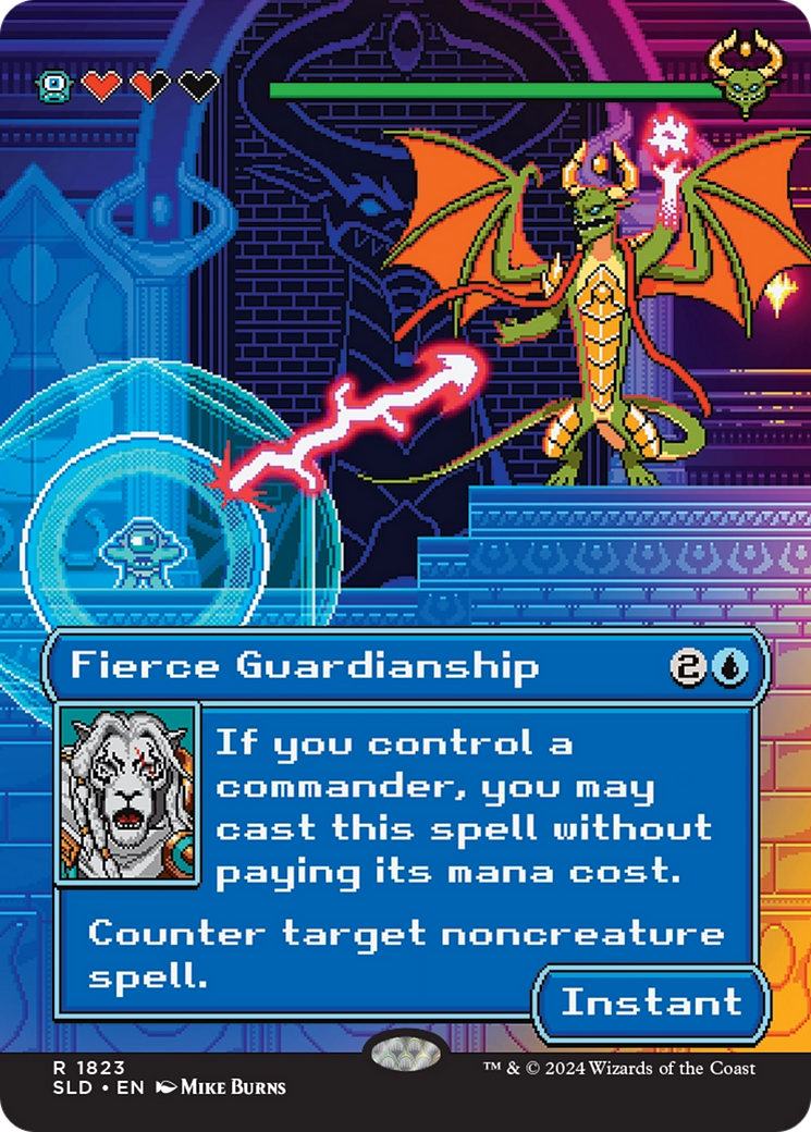 Fierce Guardianship (Rainbow Foil) [Secret Lair Drop Series] | Game Master's Emporium (The New GME)