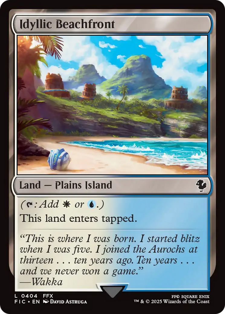 Idyllic Beachfront [FINAL FANTASY Commander] | Game Master's Emporium (The New GME)