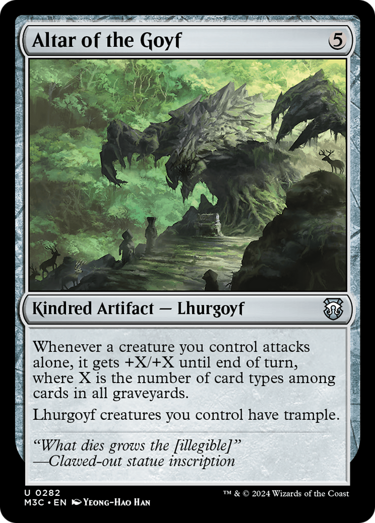 Altar of the Goyf [Modern Horizons 3 Commander] | Game Master's Emporium (The New GME)
