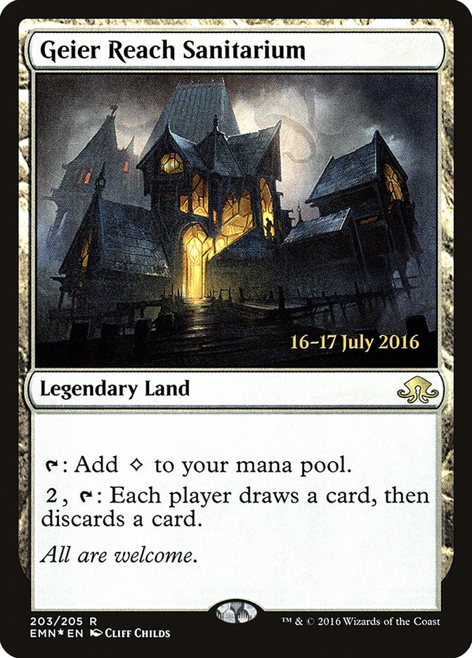 Geier Reach Sanitarium [Eldritch Moon Prerelease Promos] | Game Master's Emporium (The New GME)