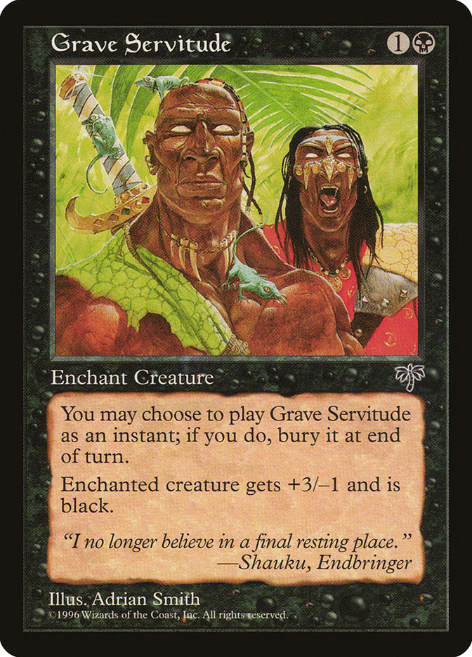 Grave Servitude [Mirage] | Game Master's Emporium (The New GME)