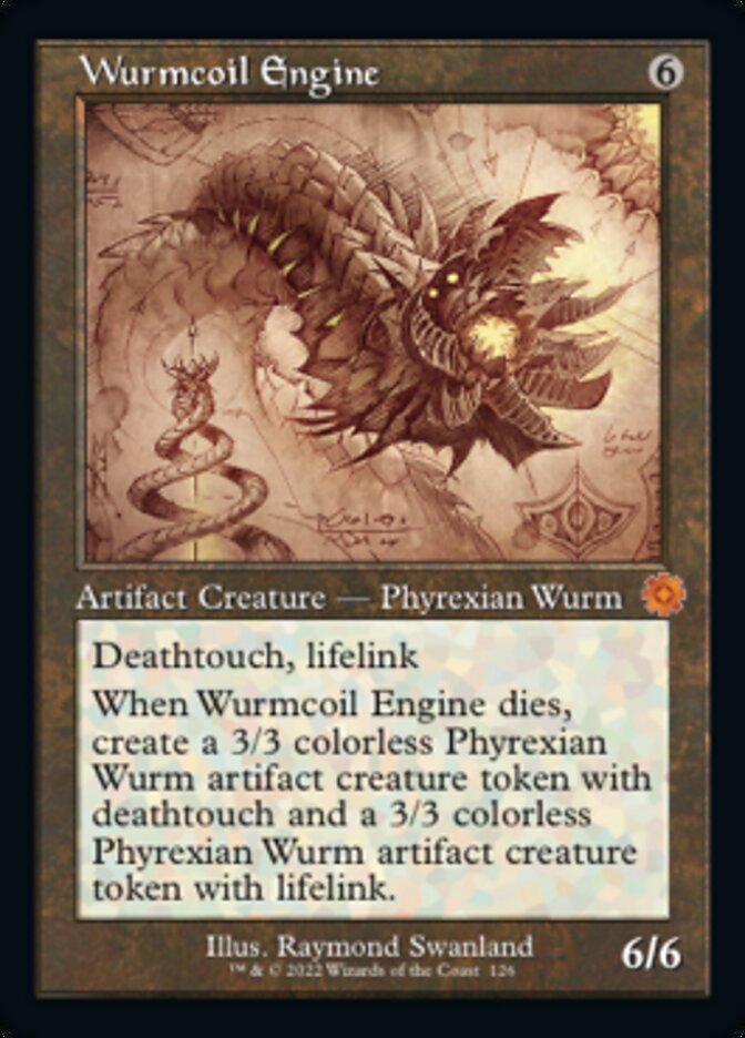 Wurmcoil Engine (Retro Schematic) [The Brothers' War Retro Artifacts] | Game Master's Emporium (The New GME)