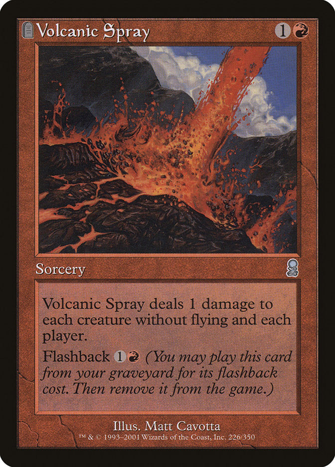 Volcanic Spray [Odyssey] | Game Master's Emporium (The New GME)