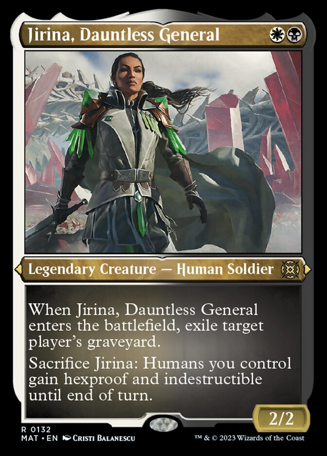 Jirina, Dauntless General (Foil Etched) [March of the Machine: The Aftermath] | Game Master's Emporium (The New GME)