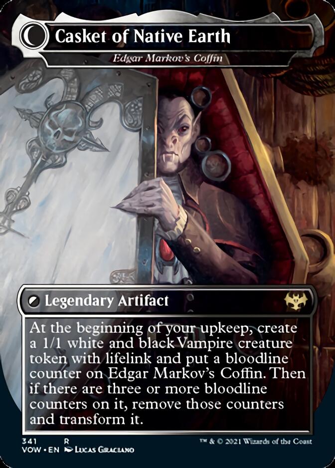 Edgar, Charmed Groom // Edgar Markov's Coffin - Dracula the Voyager // Casket of Native Earth [Innistrad: Crimson Vow] | Game Master's Emporium (The New GME)