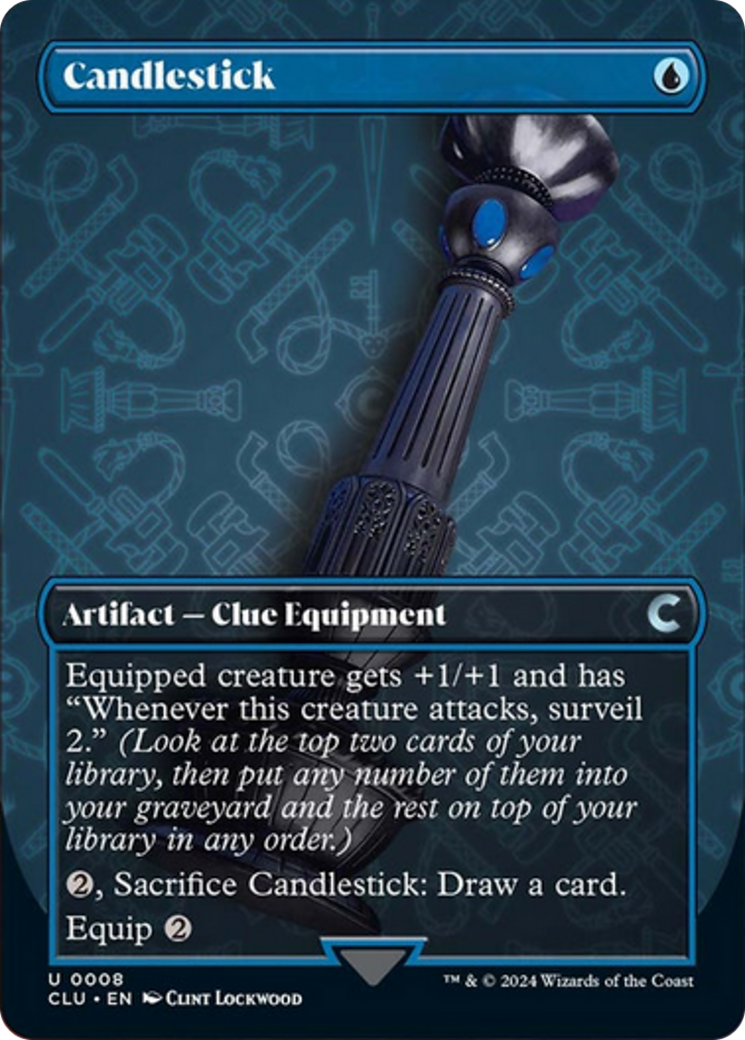Candlestick (Borderless) [Ravnica: Clue Edition] | Game Master's Emporium (The New GME)