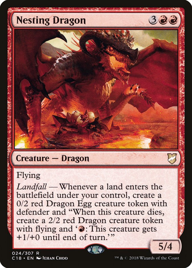 Nesting Dragon [Commander 2018] | Game Master's Emporium (The New GME)