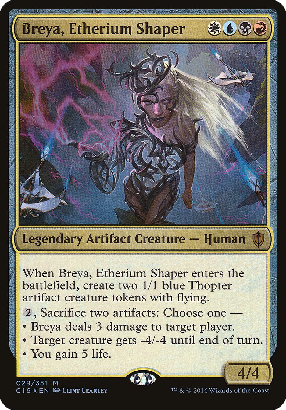 Breya, Etherium Shaper (Oversized) [Commander 2016 Oversized] | Game Master's Emporium (The New GME)