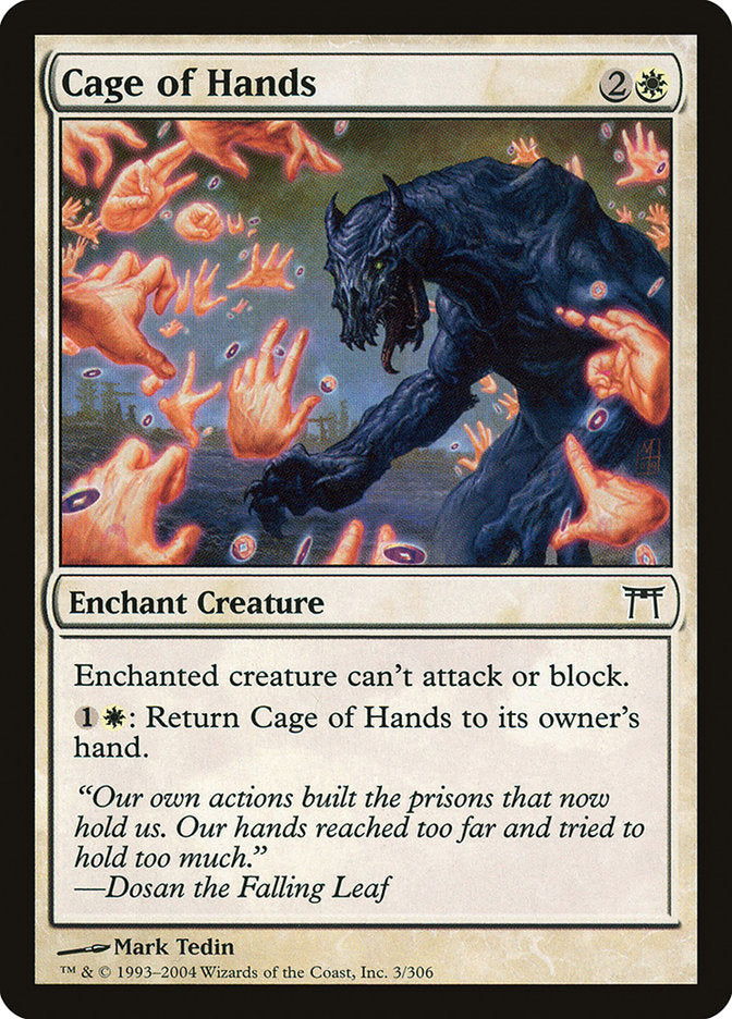 Cage of Hands [Champions of Kamigawa] | Game Master's Emporium (The New GME)