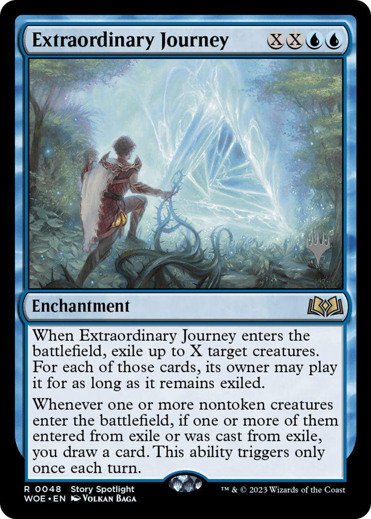 Extraordinary Journey (Promo Pack) [Wilds of Eldraine Promos] | Game Master's Emporium (The New GME)