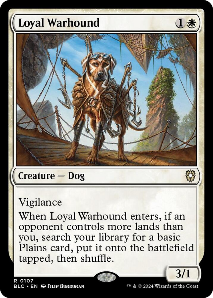 Loyal Warhound [Bloomburrow Commander] | Game Master's Emporium (The New GME)