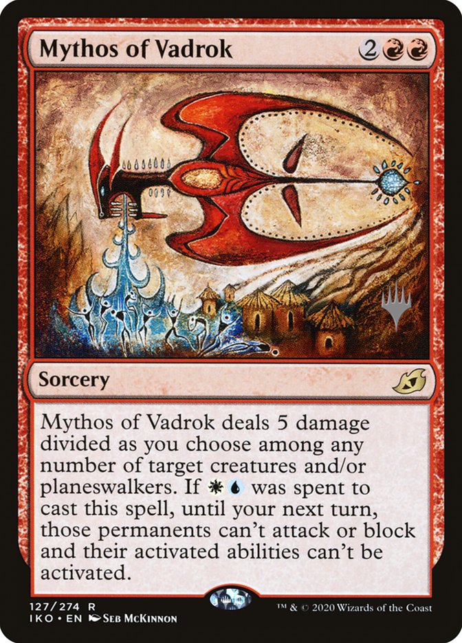 Mythos of Vadrok (Promo Pack) [Ikoria: Lair of Behemoths Promos] | Game Master's Emporium (The New GME)