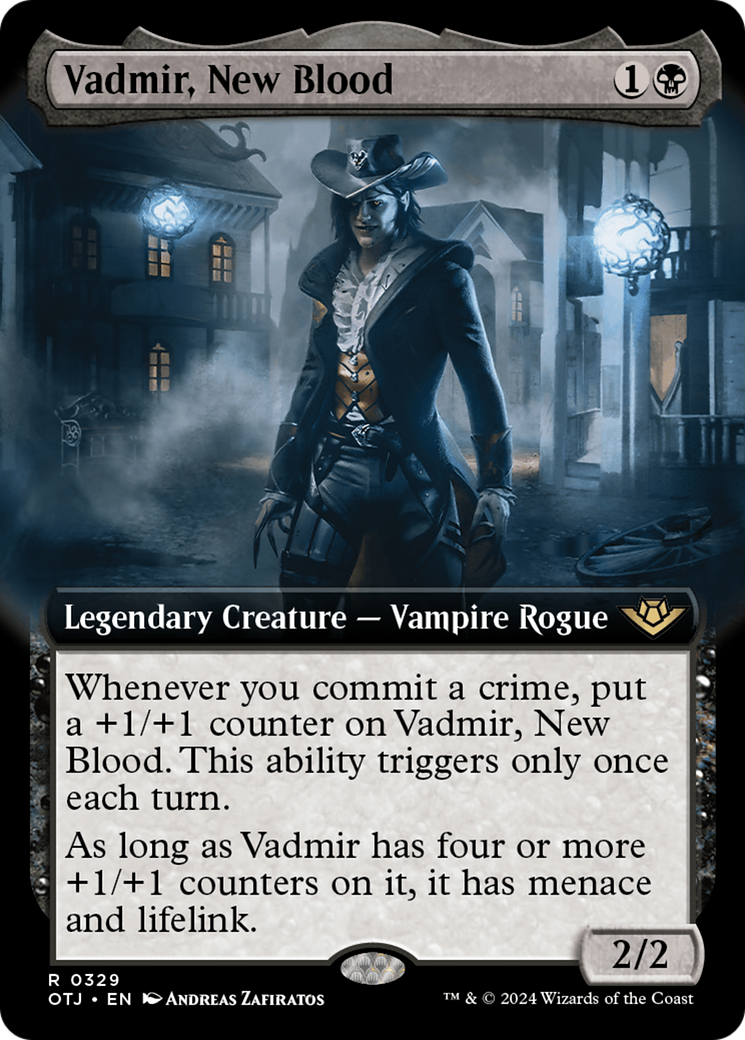 Vadmir, New Blood (Extended Art) [Outlaws of Thunder Junction] | Game Master's Emporium (The New GME)