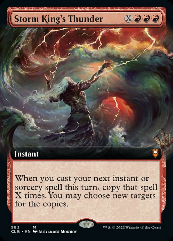 Storm King's Thunder (Extended Art) [Commander Legends: Battle for Baldur's Gate] | Game Master's Emporium (The New GME)