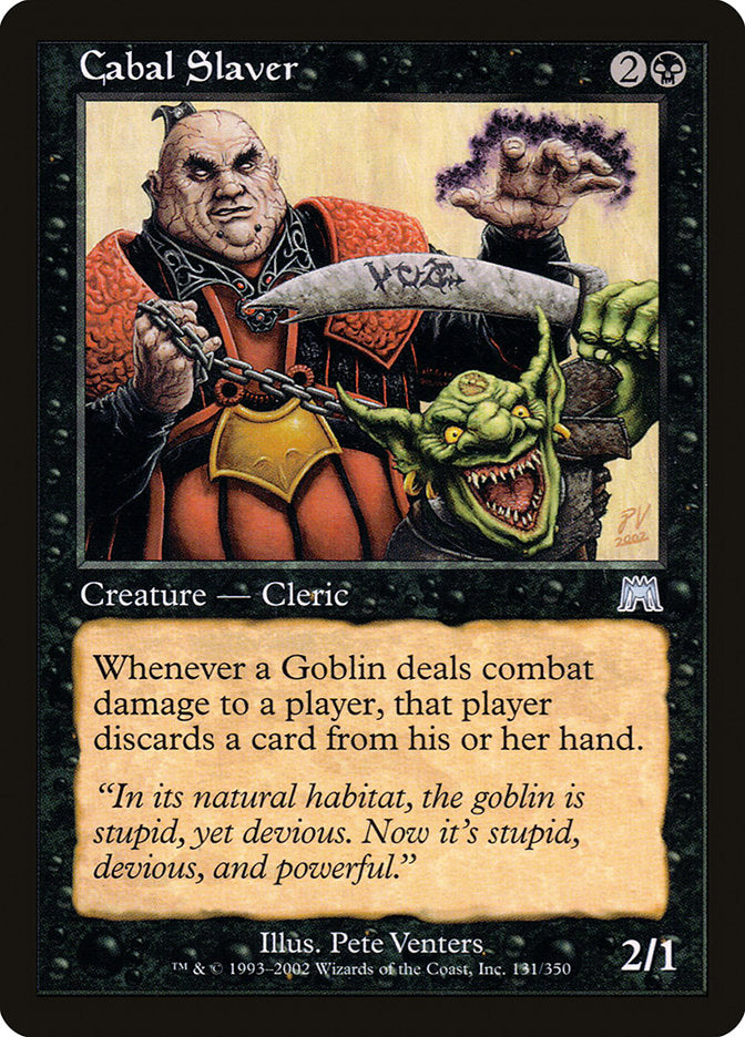 Cabal Slaver [Onslaught] | Game Master's Emporium (The New GME)