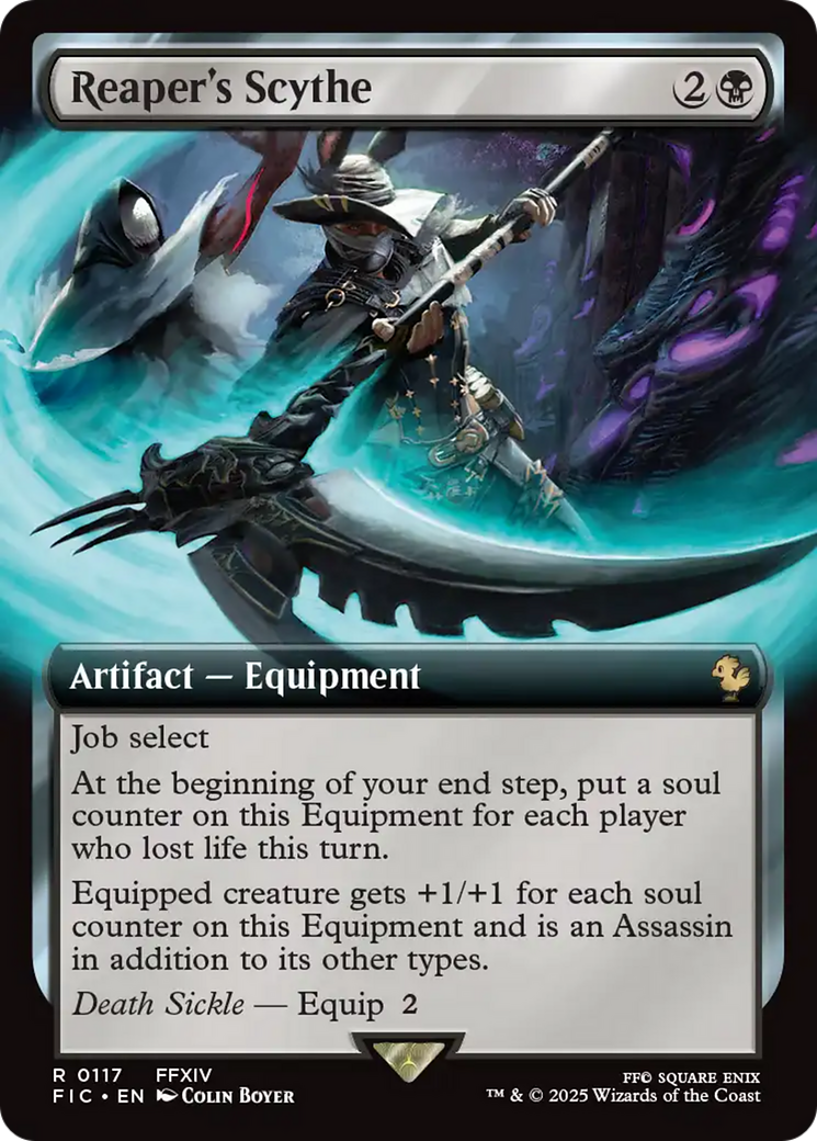 Reaper's Scythe (Extended Art) [FINAL FANTASY Commander] | Game Master's Emporium (The New GME)