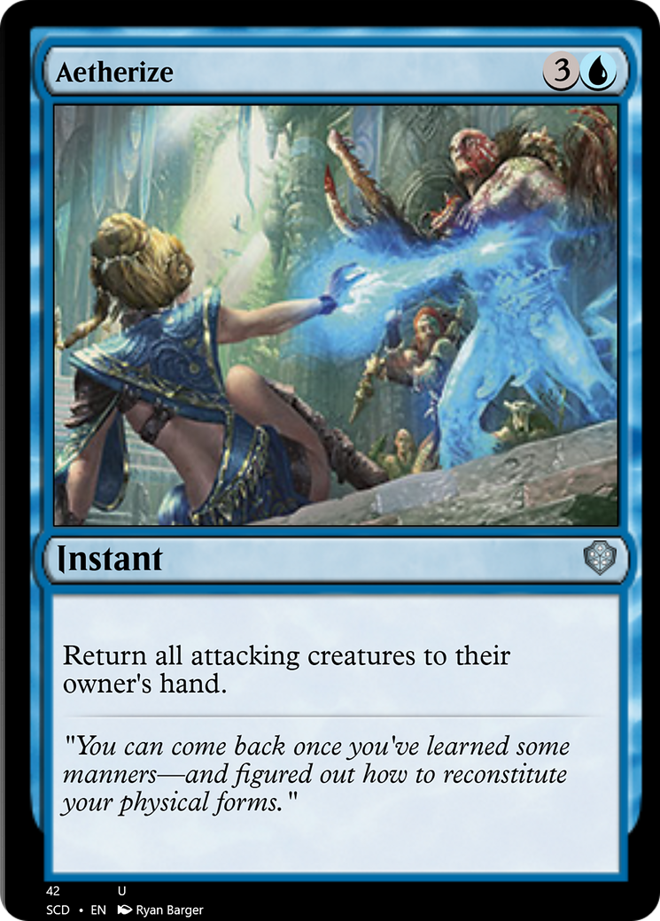 Aetherize [Starter Commander Decks] | Game Master's Emporium (The New GME)