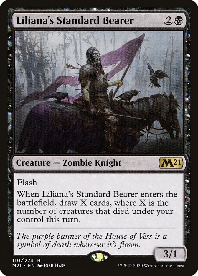 Liliana's Standard Bearer [Core Set 2021] | Game Master's Emporium (The New GME)