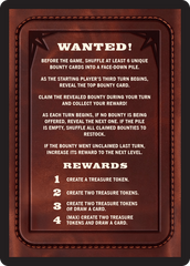 Bounty: Gorra Tash and Silas // Bounty Rules Double-Sided Token [Outlaws of Thunder Junction Commander Tokens] | Game Master's Emporium (The New GME)