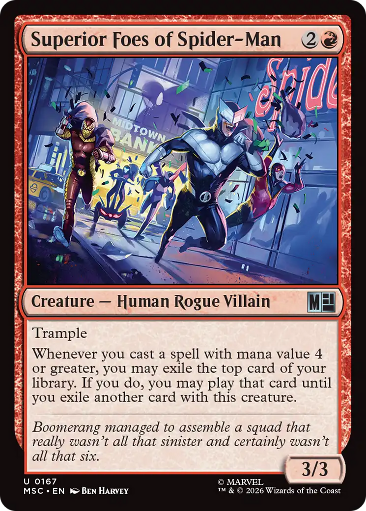 Superior Foes of Spider-Man (Surge Foil) [Marvel Super Heroes Commander] | Game Master's Emporium (The New GME)