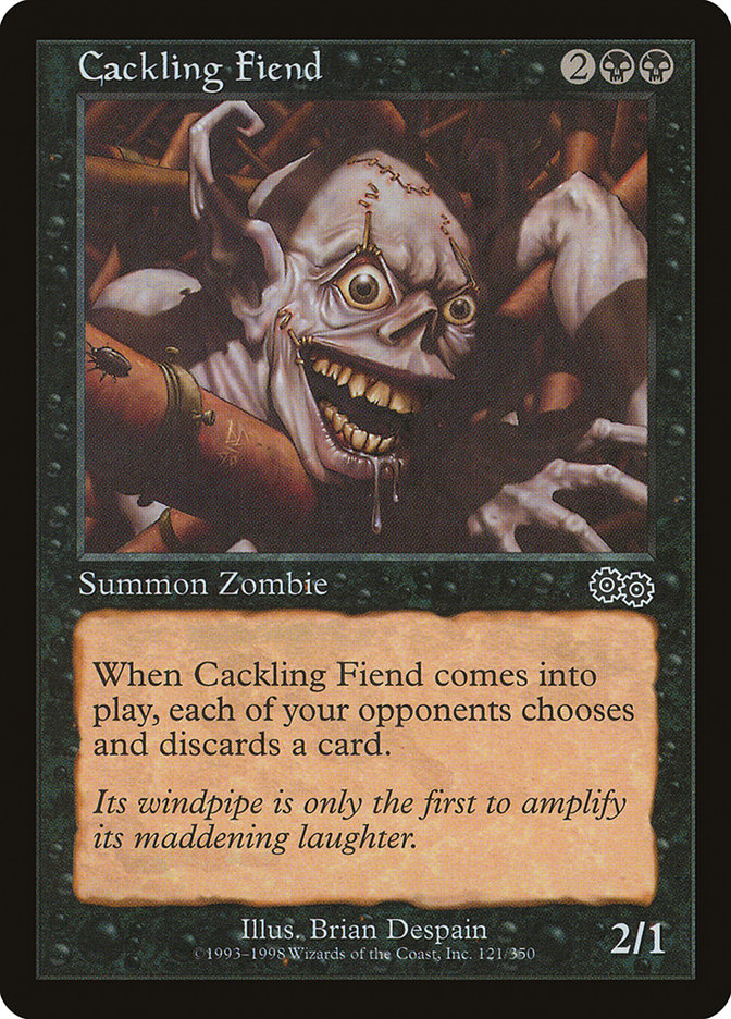 Cackling Fiend [Urza's Saga] | Game Master's Emporium (The New GME)