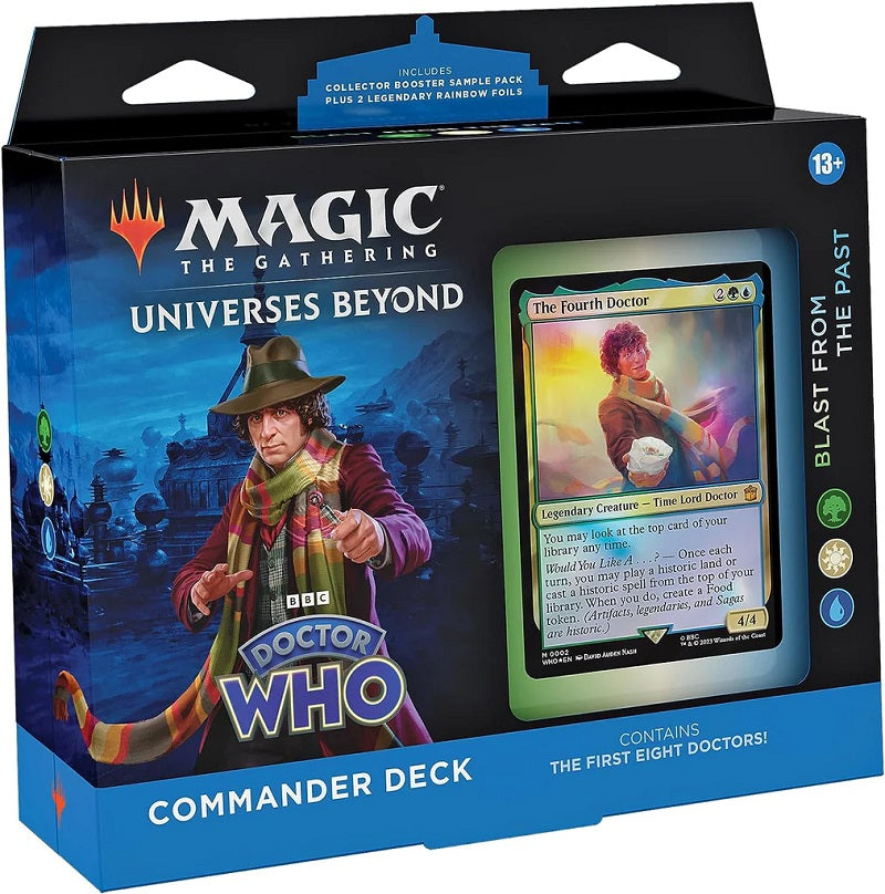 Doctor Who Commander Deck: Blast from the Past G/W/U | Game Master's Emporium (The New GME)