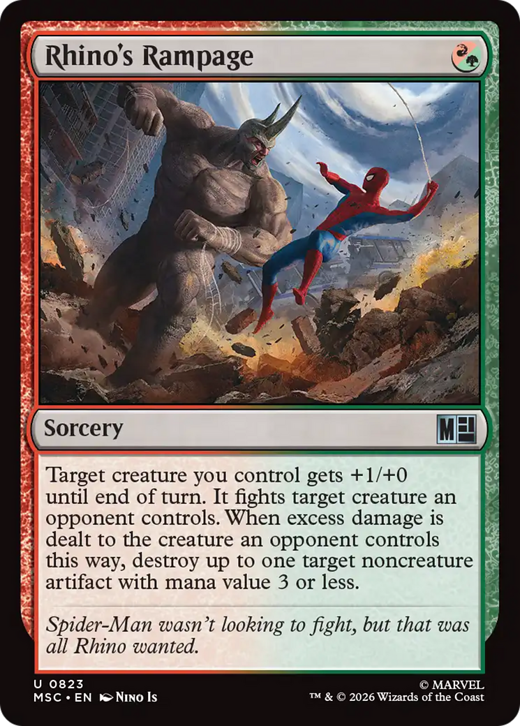 Rhino's Rampage [Marvel Super Heroes Commander] | Game Master's Emporium (The New GME)