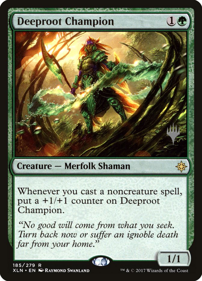 Deeproot Champion (Promo Pack) [Ixalan Promos] | Game Master's Emporium (The New GME)
