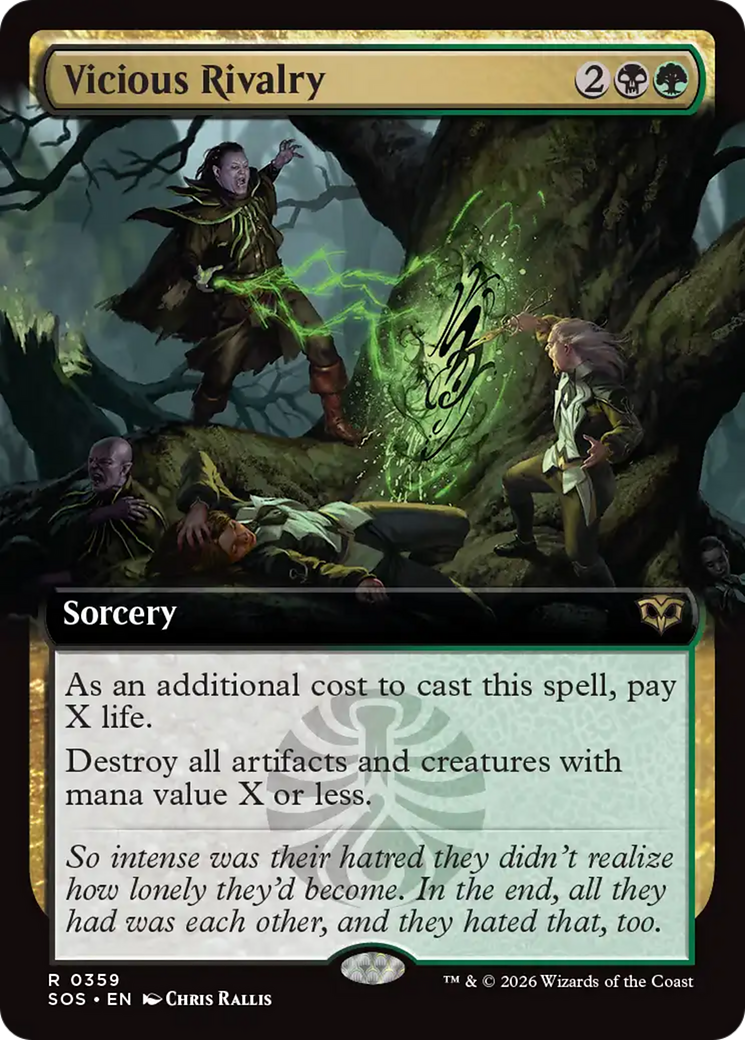 Vicious Rivalry (Extended Art) [Secrets of Strixhaven] | Game Master's Emporium (The New GME)