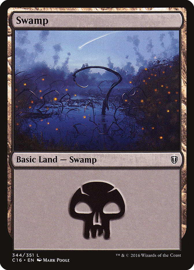 Swamp (344) [Commander 2016] | Game Master's Emporium (The New GME)