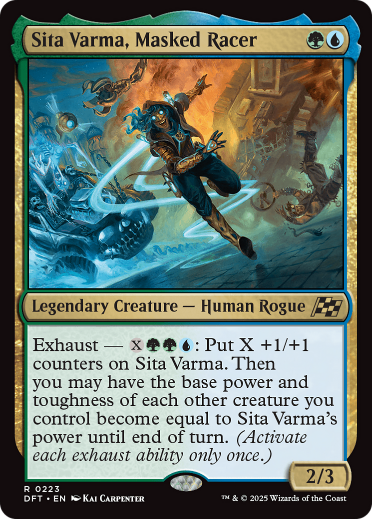 Sita Varma, Masked Racer [Aetherdrift] | Game Master's Emporium (The New GME)