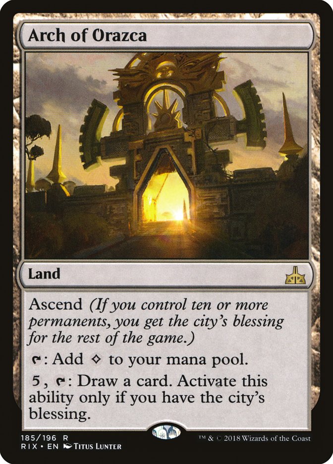 Arch of Orazca [Rivals of Ixalan] | Game Master's Emporium (The New GME)