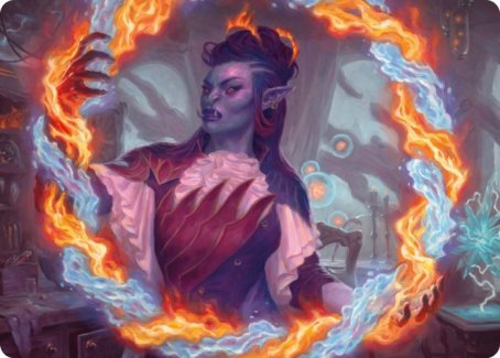 Rootha, Mercurial Artist Art Card [Strixhaven: School of Mages Art Series] | Game Master's Emporium (The New GME)
