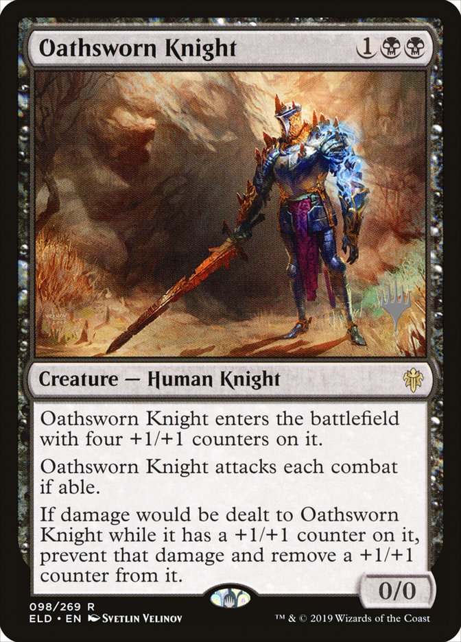 Oathsworn Knight (Promo Pack) [Throne of Eldraine Promos] | Game Master's Emporium (The New GME)