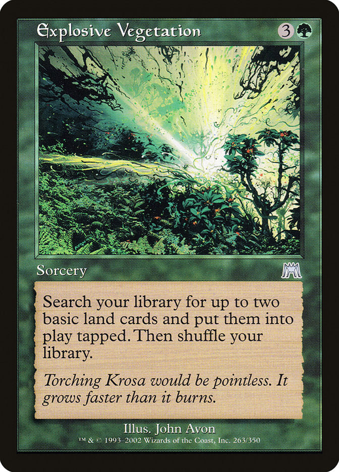 Explosive Vegetation [Onslaught] | Game Master's Emporium (The New GME)