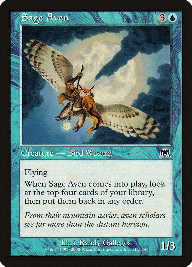 Sage Aven [Onslaught] | Game Master's Emporium (The New GME)