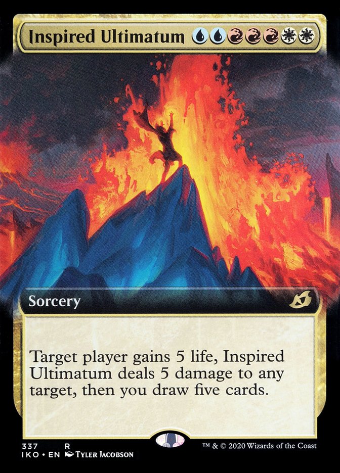 Inspired Ultimatum (Extended Art) [Ikoria: Lair of Behemoths] | Game Master's Emporium (The New GME)