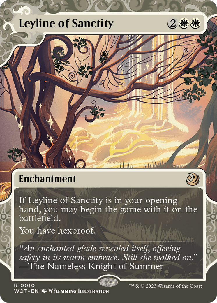 Leyline of Sanctity [Wilds of Eldraine: Enchanting Tales] | Game Master's Emporium (The New GME)