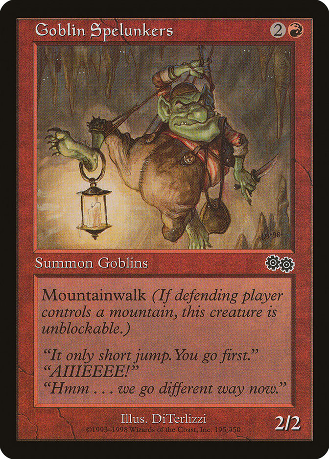 Goblin Spelunkers [Urza's Saga] | Game Master's Emporium (The New GME)
