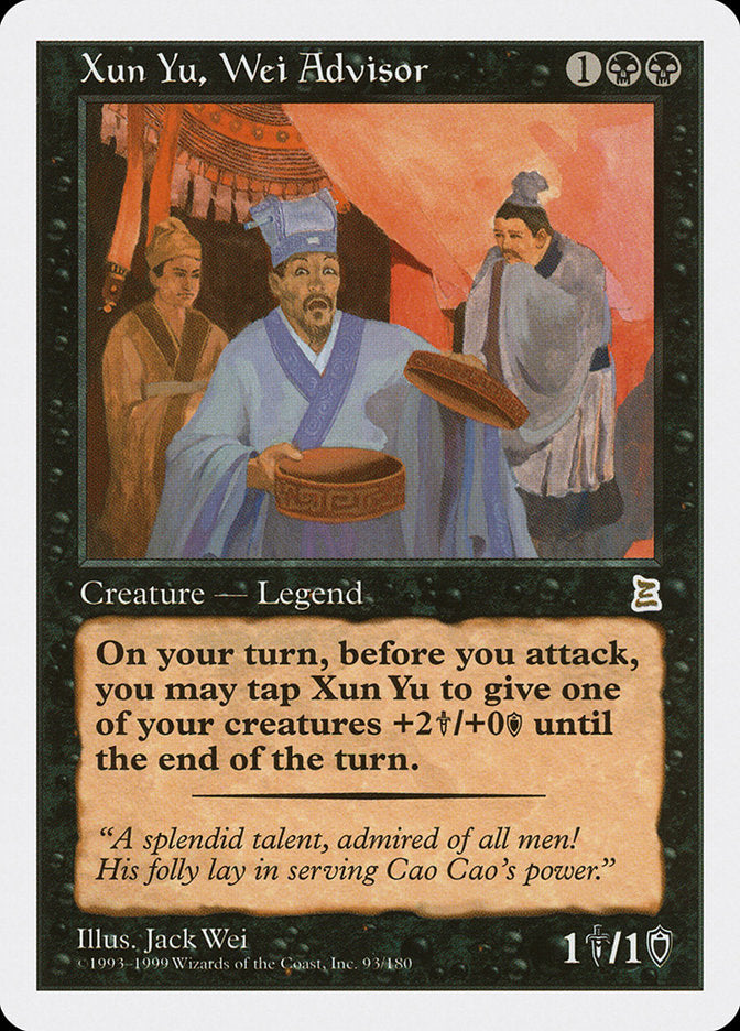 Xun Yu, Wei Advisor [Portal Three Kingdoms] | Game Master's Emporium (The New GME)