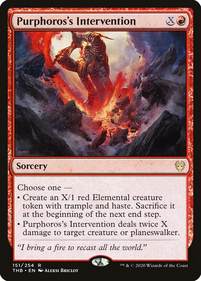 Purphoros's Intervention [Theros Beyond Death] | Game Master's Emporium (The New GME)
