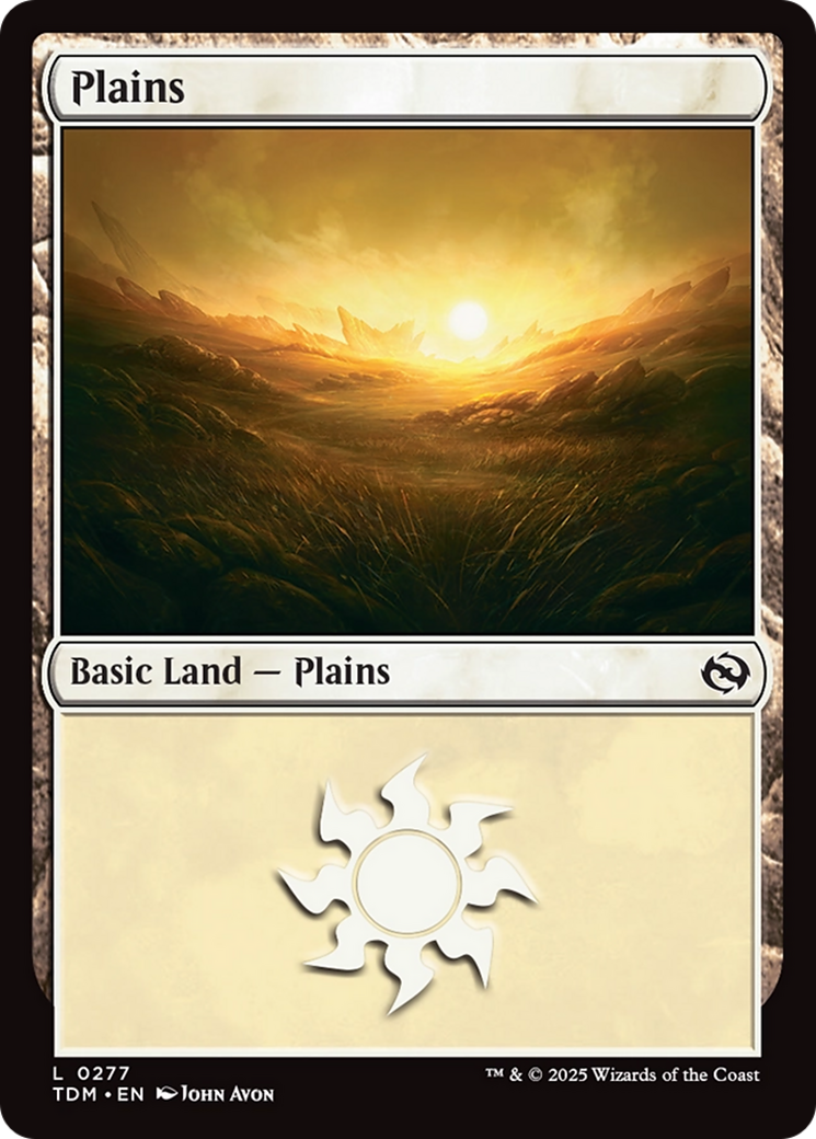 Plains (0277) [Tarkir: Dragonstorm] | Game Master's Emporium (The New GME)