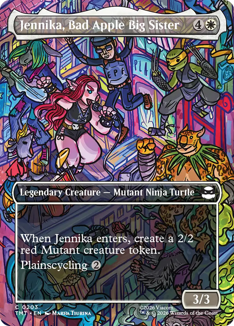 Jennika, Bad Apple Big Sister (Borderless) [Teenage Mutant Ninja Turtles] | Game Master's Emporium (The New GME)