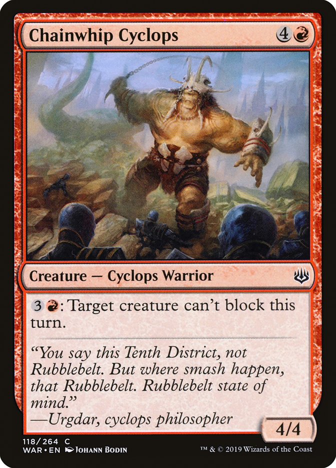 Chainwhip Cyclops [War of the Spark] | Game Master's Emporium (The New GME)