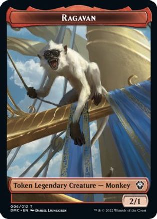 Ragavan // Treasure Double-Sided Token [Dominaria United Commander Tokens] | Game Master's Emporium (The New GME)