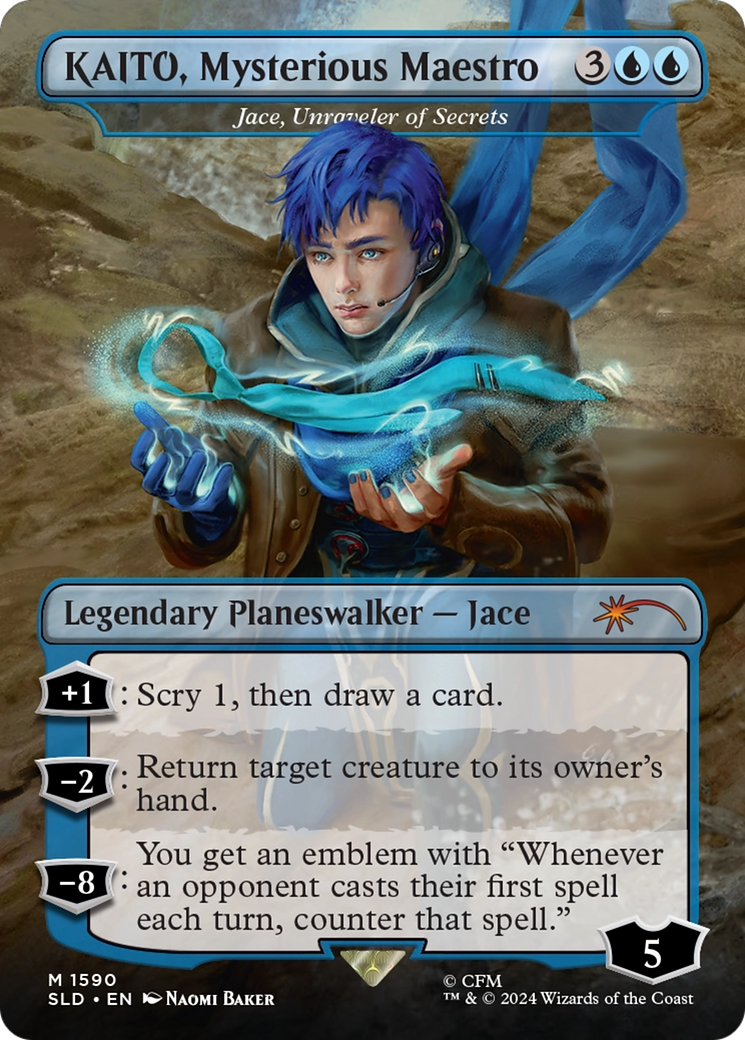 KAITO, Mysterious Maestro - Jace, Unraveler of Secrets [Secret Lair Drop Series] | Game Master's Emporium (The New GME)