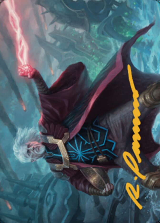 Urza, Lord Protector Art Card (Gold-Stamped Signature) [The Brothers' War Art Series] | Game Master's Emporium (The New GME)
