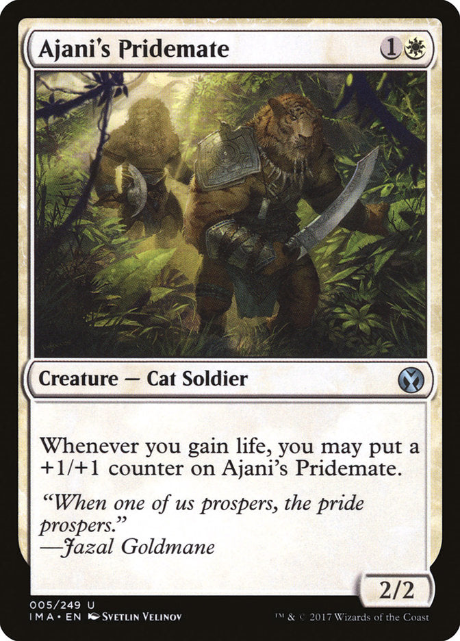 Ajani's Pridemate [Iconic Masters] | Game Master's Emporium (The New GME)