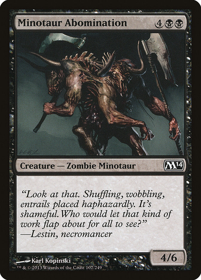 Minotaur Abomination [Magic 2014] | Game Master's Emporium (The New GME)