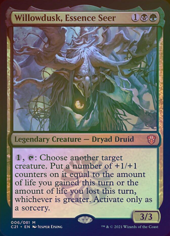 Willowdusk, Essence Seer (Display Commander) [Commander 2021] | Game Master's Emporium (The New GME)